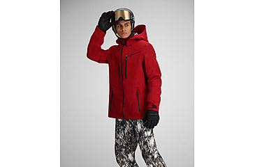 Image of Obermeyer Foraker Shell Jacket - Mens, Rustic Red, Medium, 22049-24046-M