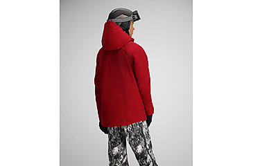 Image of Obermeyer Foraker Shell Jacket - Mens, Rustic Red, Medium, 22049-24046-M