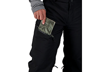 Image of Obermeyer Force Suspender Pant - Men's, Small, Regular Inseam, Black, 25042-16009-S