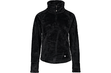 Image of Obermeyer Furry Fleece Top - Girls, Black, Small, 37000-16009-S