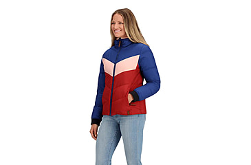 Image of Obermeyer Peyton Down Jacket - Womens, Cherry Wood, Medium, Regular, 11201-23046-M