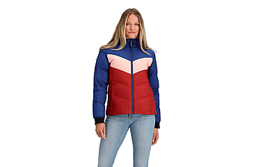 Image of Obermeyer Peyton Down Jacket - Womens, Cherry Wood, Medium, Regular, 11201-23046-M