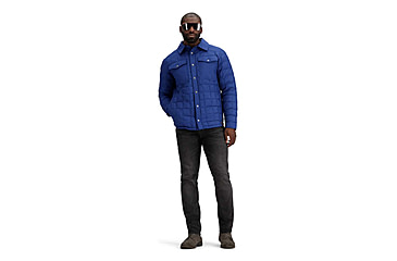 Image of Obermeyer Wilder Down Shirt - Mens, Navy, Large, Regular, 24064-20167-L