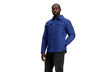 Image of Obermeyer Wilder Down Shirt - Mens, Navy, Large, Regular, 24064-20167-L