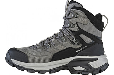 Image of Oboz Bridger Ridge Mid GTX Hiking Shoes - Mens, Gunmetal Black, 11.5, 25001-151-11.5