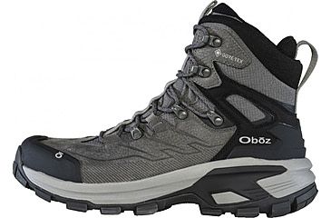 Image of Oboz Bridger Ridge Mid GTX Hiking Shoes - Mens, Gunmetal Black, 11.5, 25001-151-11.5