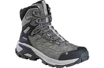 Image of Oboz Bridger Ridge Mid GTX Hiking Shoes - Mens, Gunmetal Black, 11.5, 25001-151-11.5