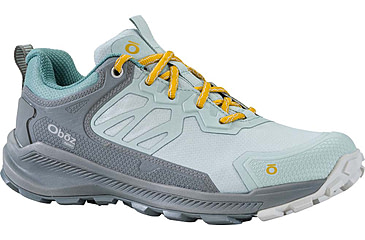 Image of Oboz Katabatic Low B-Dry Hiking Shoes - Womens, Glacier, 7.5, 44002, Glacier - 7.5