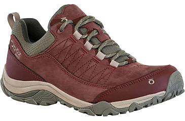 Image of Oboz Ousel Low B-Dry Hiking Boots - Women's, Port, 10.5, 71802-408-10.5
