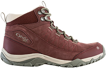 Image of Oboz Ousel Mid B-Dry Medium Hiking Boots - Womens, Port, 8.5, 72002-Port-Medium-8.5