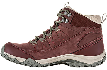 Image of Oboz Ousel Mid B-Dry Medium Hiking Boots - Womens, Port, 8.5, 72002-Port-Medium-8.5