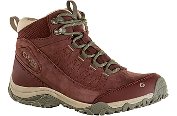 Image of Oboz Ousel Mid B-Dry Hiking Boots - Women's, Medium, Port, 8.5, 72002-408-8.5-Medium