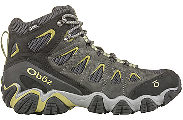 Image of Oboz Sawtooth II Mid B-DRY Hiking Shoes - Mens, Dark Shadow / Woodbine Green, 9, Wide, 23701-DkSh/WdGrn-9-Wide
