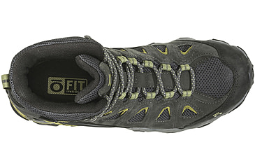 Image of Oboz Sawtooth II Mid B-DRY Hiking Shoes - Mens, Dark Shadow / Woodbine Green, 9, Wide, 23701-DkSh/WdGrn-9-Wide