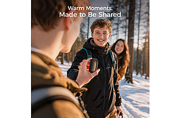 Image of Ocoopa UT3 Liteplus Magnetic Rechargeable Hand Warmers, Black on Black, UT3053-BK-BK-Plus