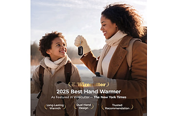 Image of Ocoopa UT3 Liteplus Magnetic Rechargeable Hand Warmers, Black on Black, UT3053-BK-BK-Plus
