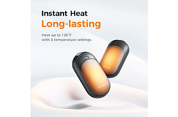 Image of Ocoopa UT3 Liteplus Magnetic Rechargeable Hand Warmers, Black on Black, UT3053-BK-BK-Plus