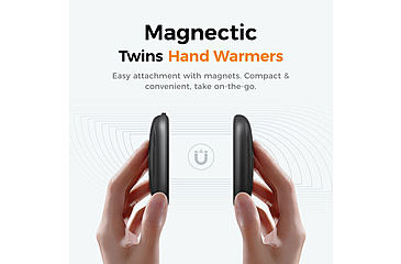 Image of Ocoopa UT3 Liteplus Magnetic Rechargeable Hand Warmers, Black on Black, UT3053-BK-BK-Plus