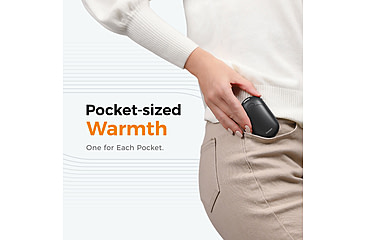 Image of Ocoopa UT3 Liteplus Magnetic Rechargeable Hand Warmers, Black on Black, UT3053-BK-BK-Plus