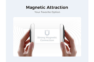 Image of Ocoopa UT3 Liteplus Magnetic Rechargeable Hand Warmers, Black on White, UT3053-BK-WH-Plus