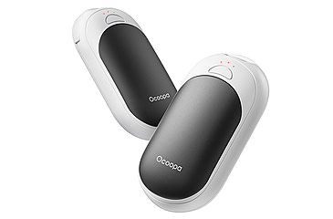 Image of Ocoopa UT3 Liteplus Magnetic Rechargeable Hand Warmers, Black on White, UT3053-BK-WH-Plus