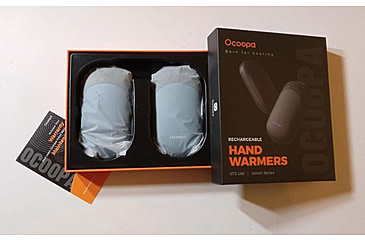Image of Ocoopa UT3 Liteplus Magnetic Rechargeable Hand Warmers, Blue on Black, UT3053-BU-BK-Plus