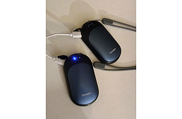 Image of Ocoopa UT3 Liteplus Magnetic Rechargeable Hand Warmers, Blue on Black, UT3053-BU-BK-Plus