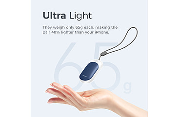 Image of Ocoopa UT3 Liteplus Magnetic Rechargeable Hand Warmers, Blue on White, UT3053-BU-WH-Plus