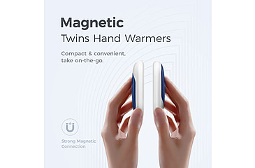 Image of Ocoopa UT3 Liteplus Magnetic Rechargeable Hand Warmers, Blue on White, UT3053-BU-WH-Plus