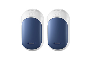 Image of Ocoopa UT3 Liteplus Magnetic Rechargeable Hand Warmers, Blue on White, UT3053-BU-WH-Plus