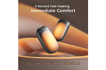 Image of Ocoopa UT3 Liteplus Magnetic Rechargeable Hand Warmers, Flower, UT3053-HUHD-BK-Plus