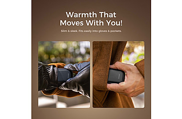 Image of Ocoopa UT4 Young Plus Hand Warmer Rechargeable, Black on Black, UT3056-BK-BK-Plus