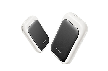 Image of Ocoopa UT4 Young Plus Hand Warmer Rechargeable, Black on White, UT3056-BK-WH-Plus
