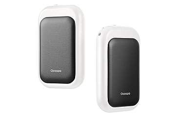 Image of Ocoopa UT4 Young Plus Hand Warmer Rechargeable, Black on White, UT3056-BK-WH-Plus