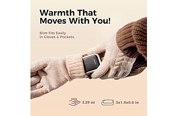 Image of Ocoopa UT4 Young Plus Hand Warmer Rechargeable, Black on White, UT3056-BK-WH-Plus