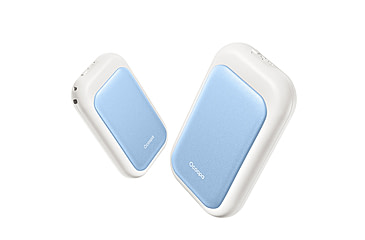 Image of Ocoopa UT4 Young Plus Hand Warmer Rechargeable, Blue on White, UT3056-BU-WH-Plus