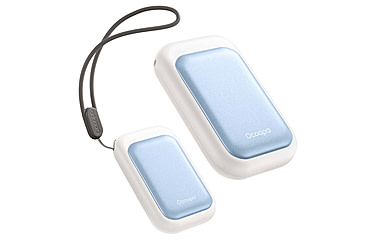 Image of Ocoopa UT4 Young Plus Hand Warmer Rechargeable, Blue on White, UT3056-BU-WH-Plus