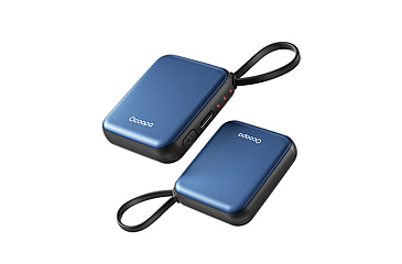 Image of Ocoopa UT5 Nano Rechargeable Hand Warmer, Blue on Black, UT3042-BU-BK