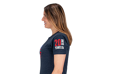 Image of OpticsPlanet Exclusive OpticsPlanet 20th Anniversary T-Shirt - Women's, Navy Blue, Large, N6210-OP-WM-LG