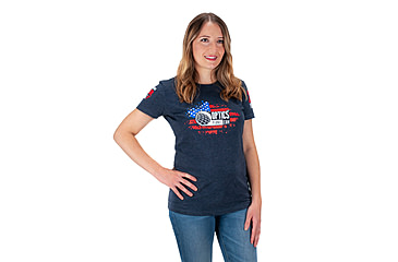 Image of OpticsPlanet Exclusive OpticsPlanet 20th Anniversary T-Shirt - Womens, Navy Blue, Large, N6210-OP-WM-LG