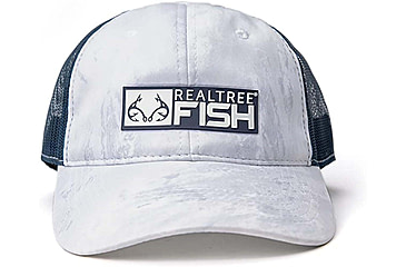 Image of Outdoor Cap Realtree Lable Fishing Hat - Men's, White/Gray, One Size, USA-17520902