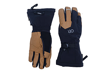 Image of Outdoor Research Arete Modular Gore-Tex Gloves - Mens, Black/Dark Natural, XL, 3221622508009