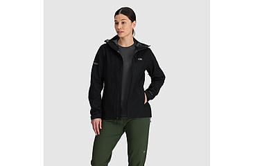 Image of Outdoor Research Aspire 3L Jacket - Womens, Black, S, 3221070001006