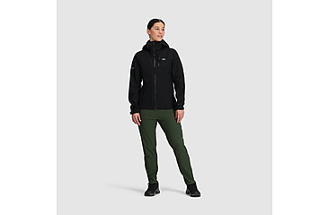 Image of Outdoor Research Aspire 3L Jacket - Womens, Black, S, 3221070001006