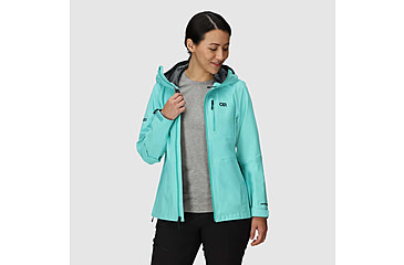 Image of Outdoor Research Aspire 3L Jacket - Womens, Maldives, Large, 3221072856008