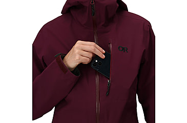 Image of Outdoor Research Aspire 3L Jacket - Womens, Winterberry, Extra Large, 3221072939009