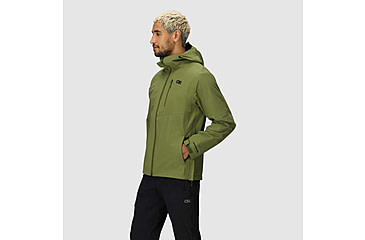 Image of Outdoor Research Foray 3L Jacket - Mens, Green, Extra Large, 3220880737009