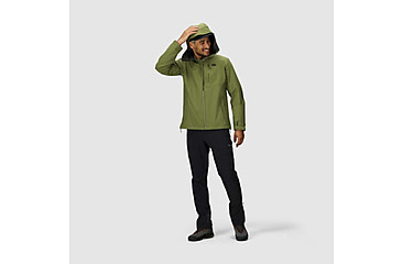 Image of Outdoor Research Foray 3L Jacket - Mens, Green, Extra Large, 3220880737009