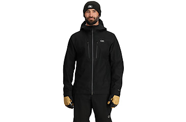 Image of Outdoor Research Headwall Gore-Tex 3L Jacket - Mens, Black, S, 3220920001006