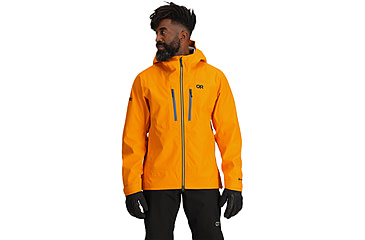 Image of Outdoor Research Headwall Gore-Tex 3L Jacket - Mens, Gold Nebula, L, 3220922761008